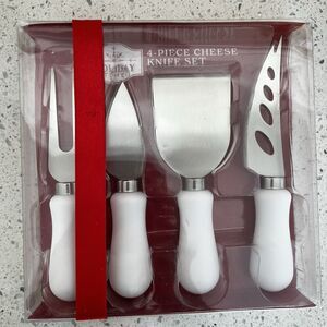4-PC Cheese Knife Set Flat Knife, Fork, Small Cheese Knife, Cheese Knife NEW